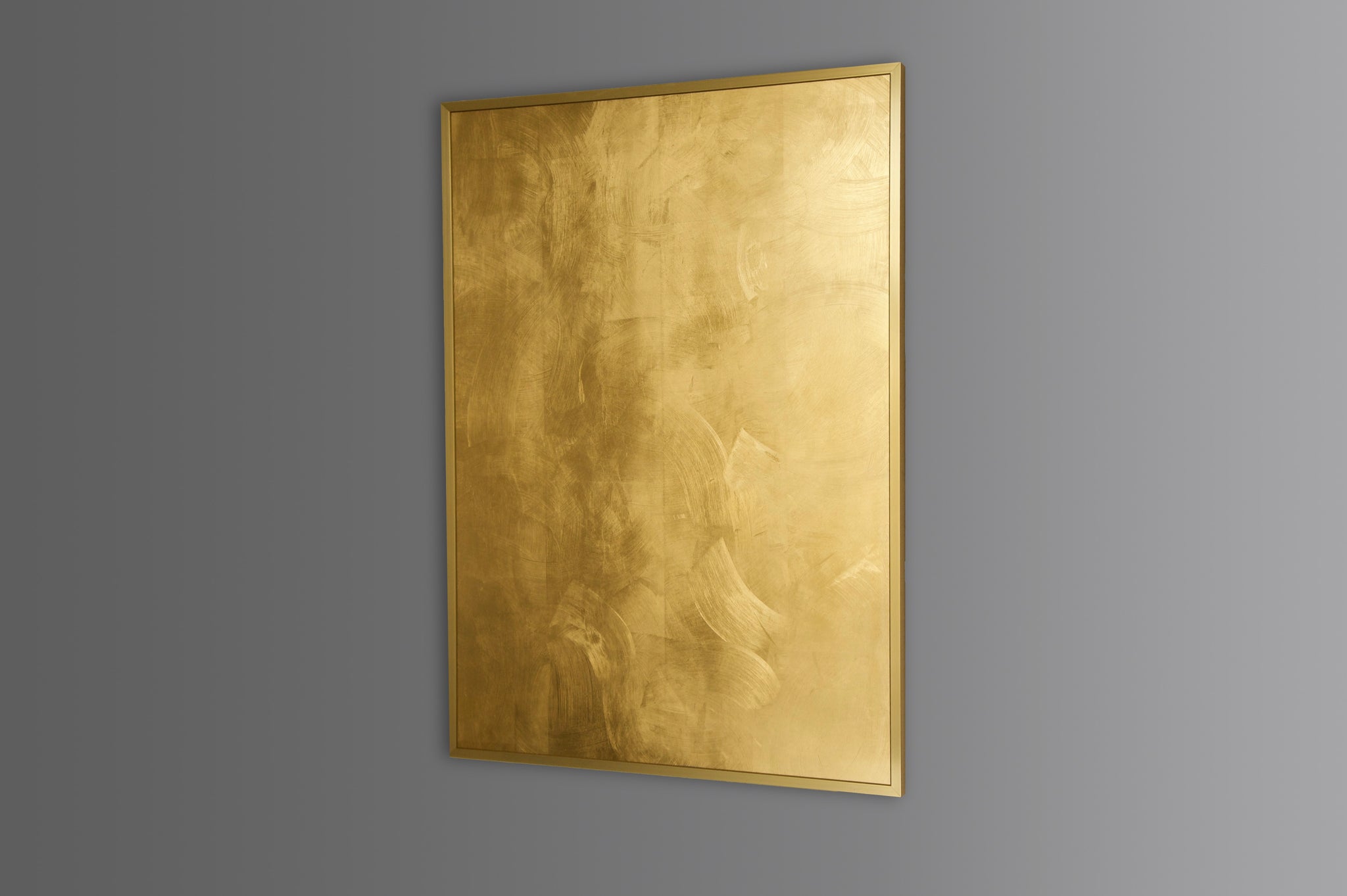 Gold Magnet Board Whiteboard Art Blattmetall Pin Wall Handmade Kunst Magnetwand goldener rahmen Goldrahmen frame angle