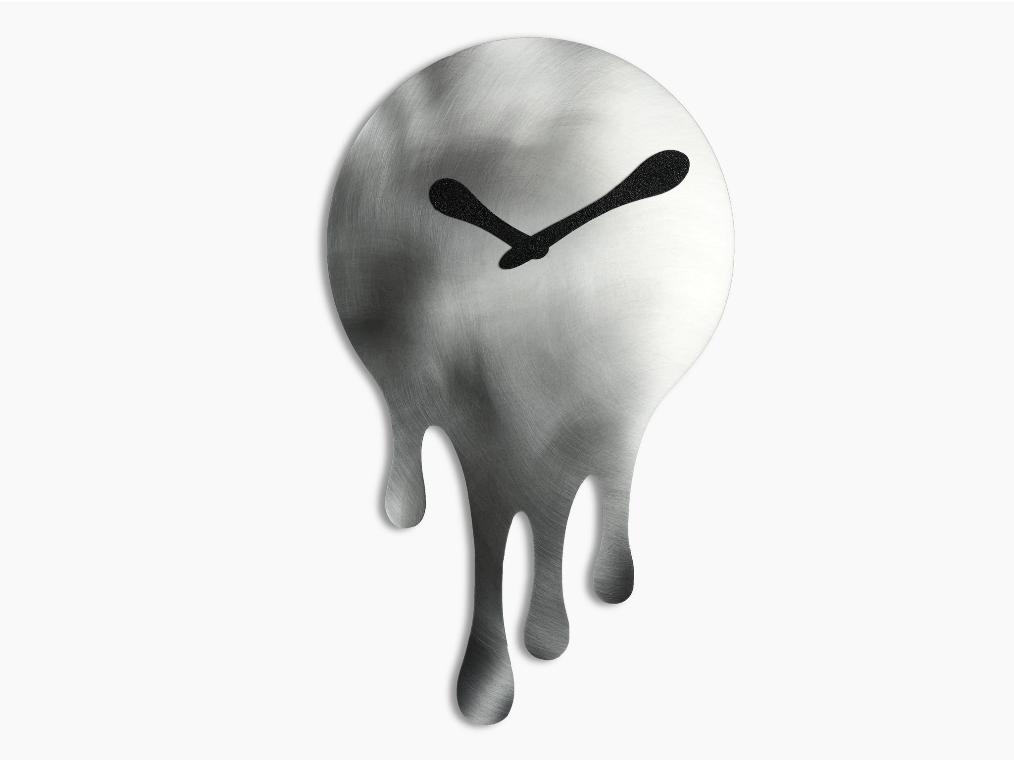 Silber Aluminium Wanduhr 