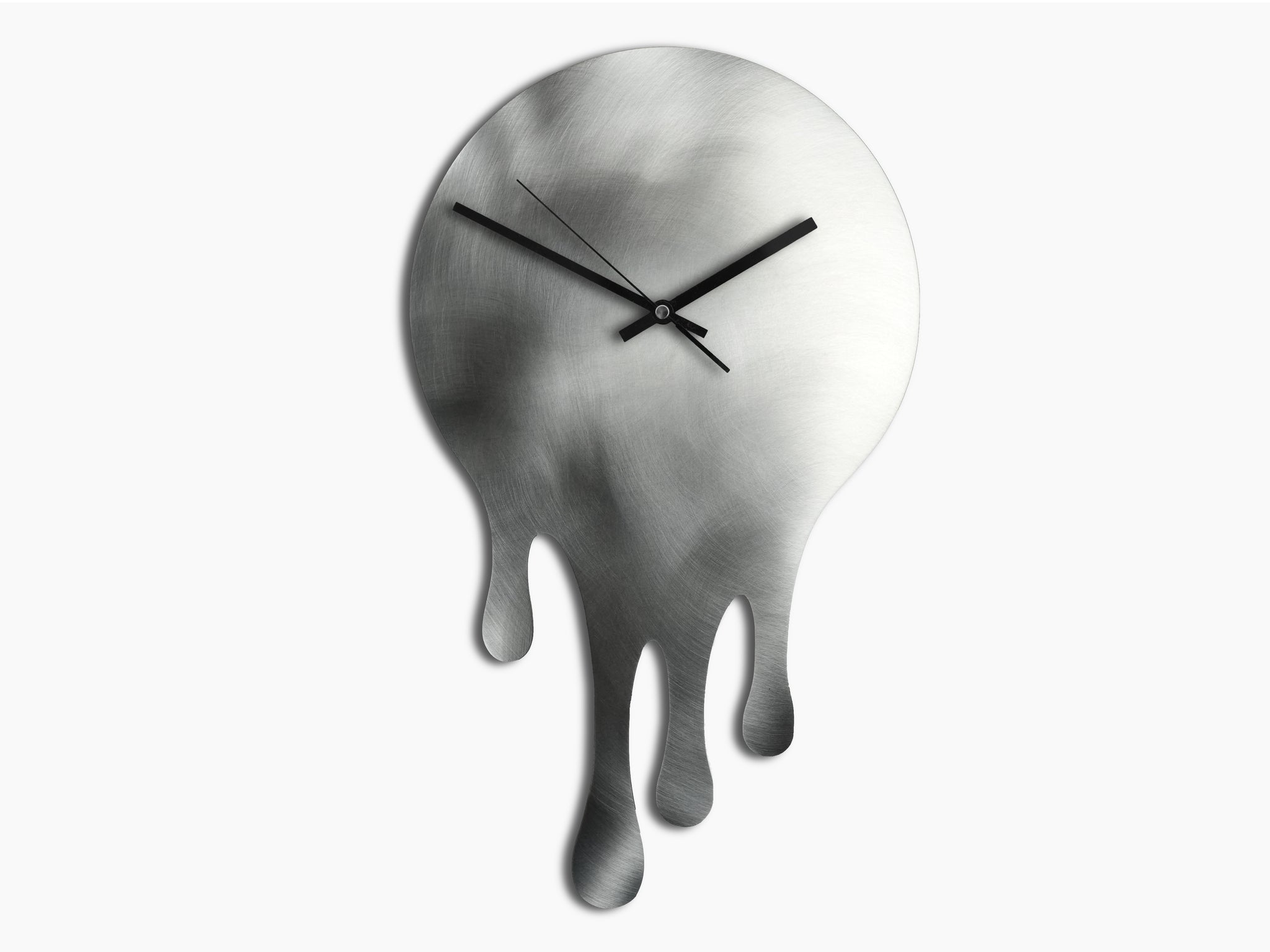 Silber Aluminium Wanduhr 