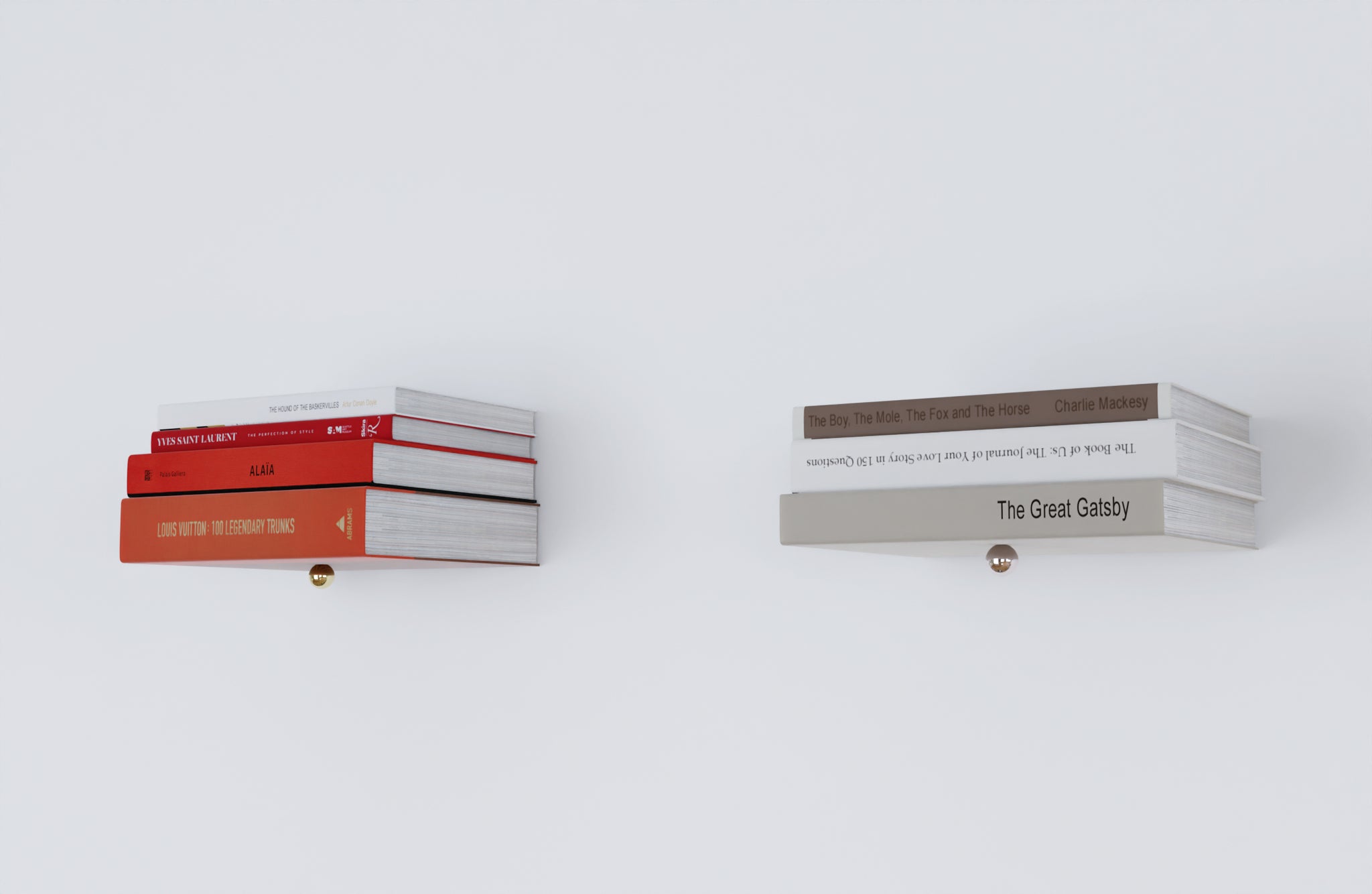 Golden/Silber Kugel - magisches schwebendes Bücherregal