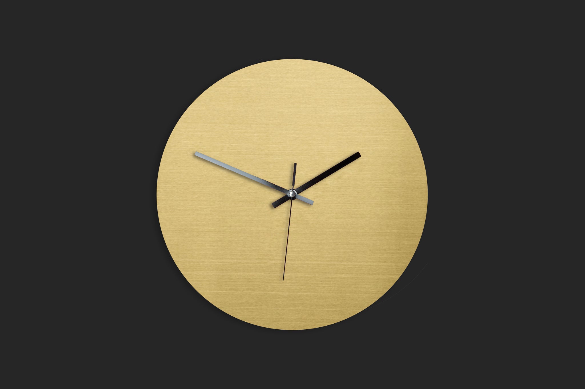 Titanium Gold Wall Clock - Various Sizes