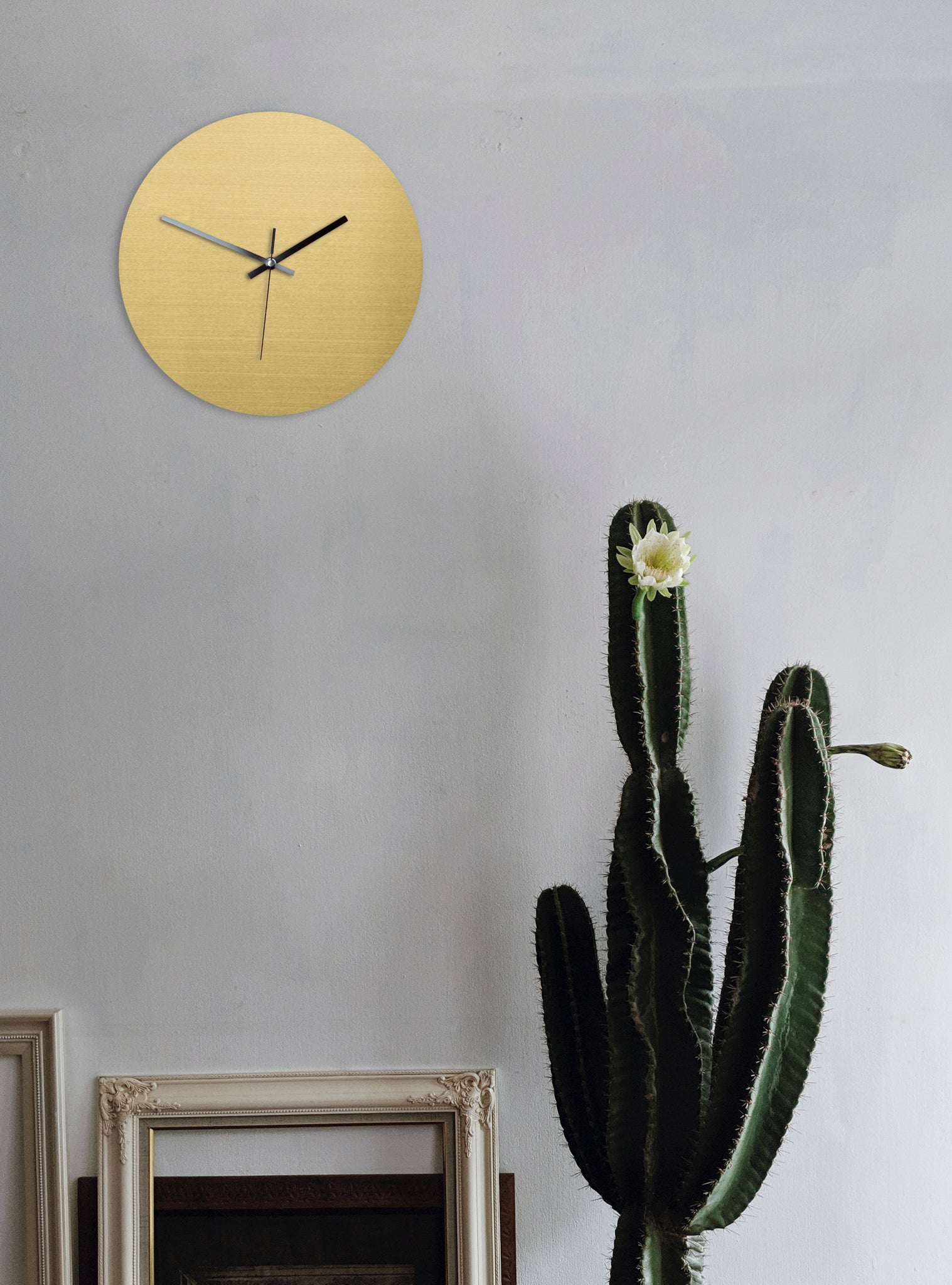 Titanium Gold Wall Clock - Various Sizes