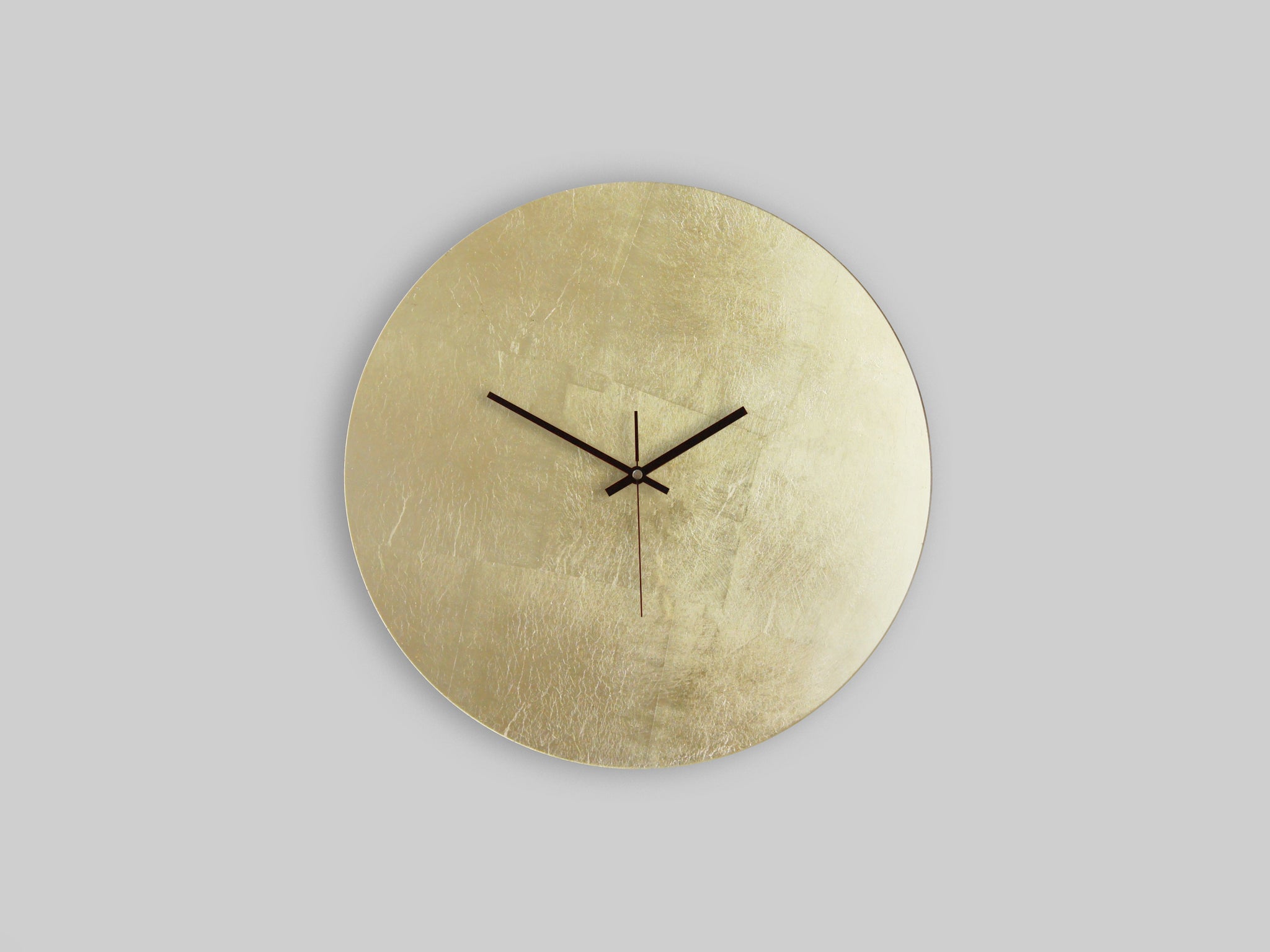 Gold Acryl Wanduhr