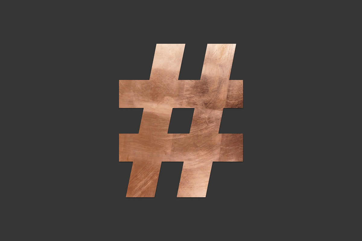 HASHTAG Copper Magnet Board – Calvill