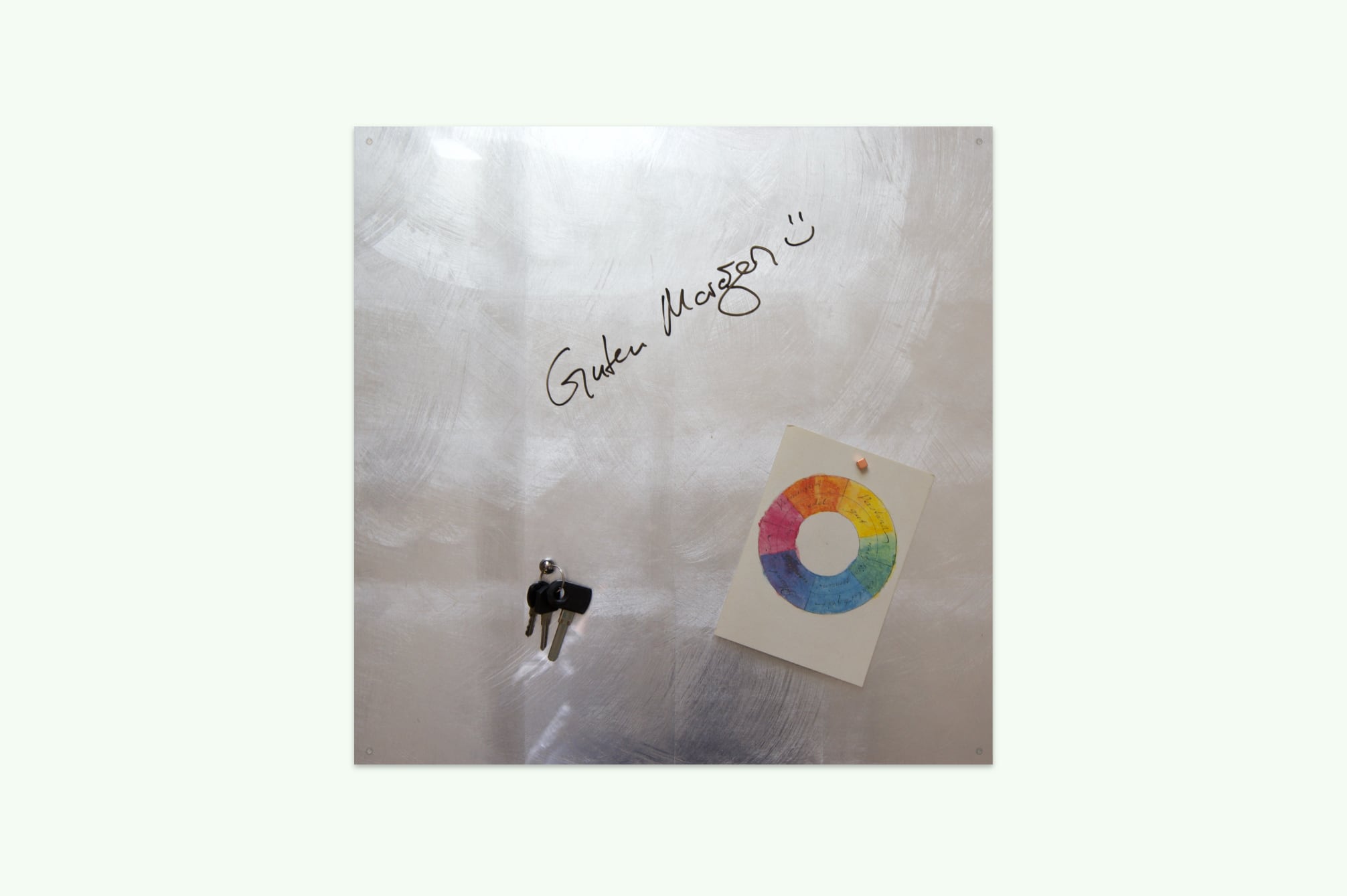 Silber Magnettafel / Whiteboard