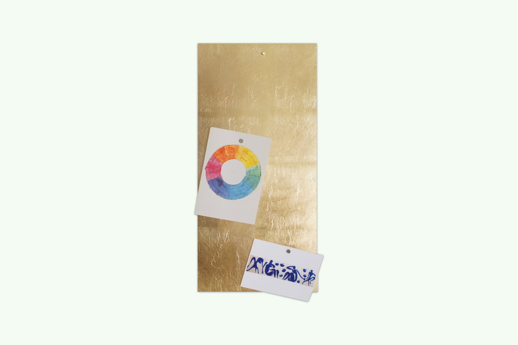 Gold Magnetwand / Whiteboard 