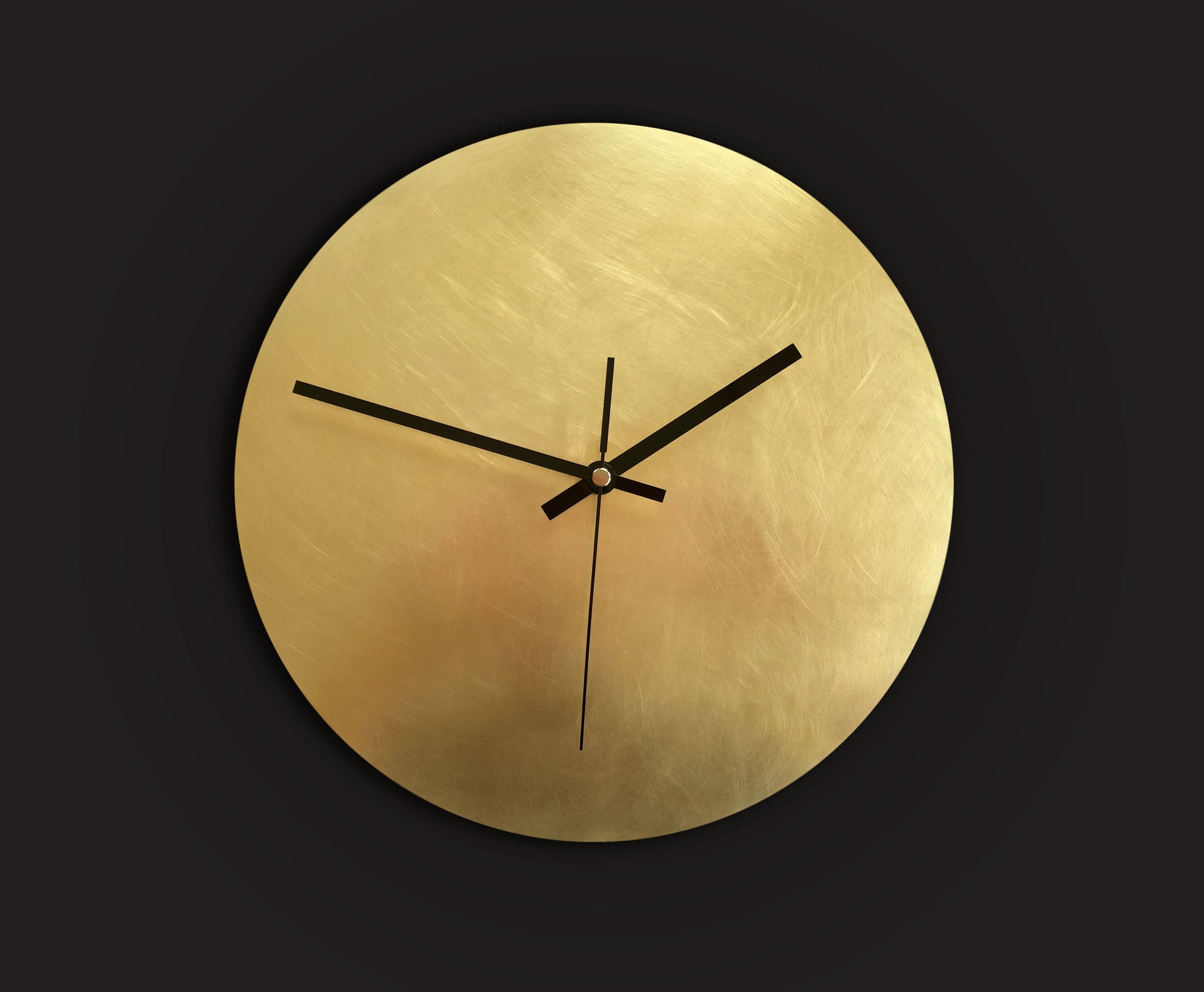 Brass Wall Clock Messing Wanduhr Calvill 